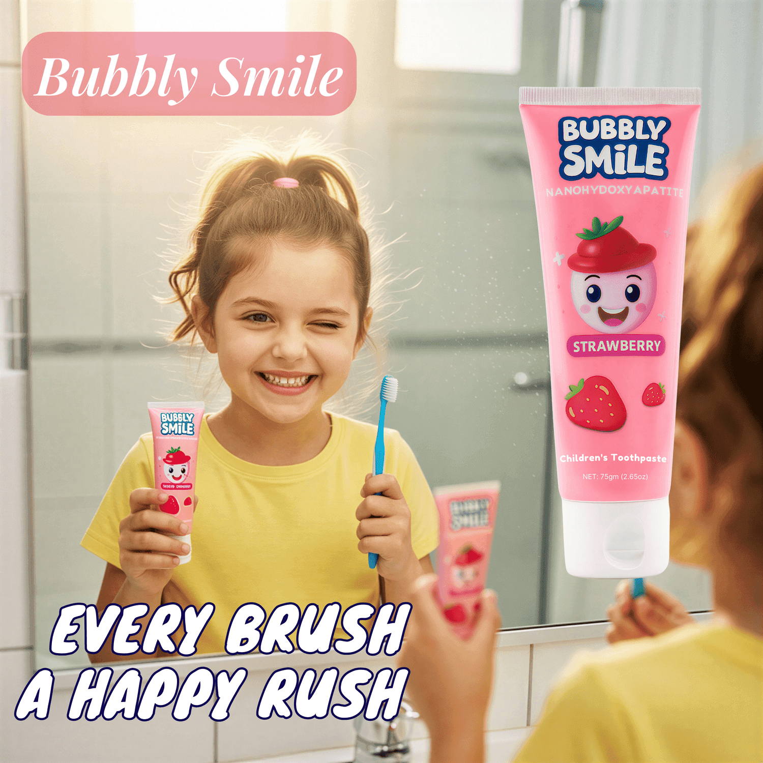 Bubbly Smile Kids Toothpaste Set
